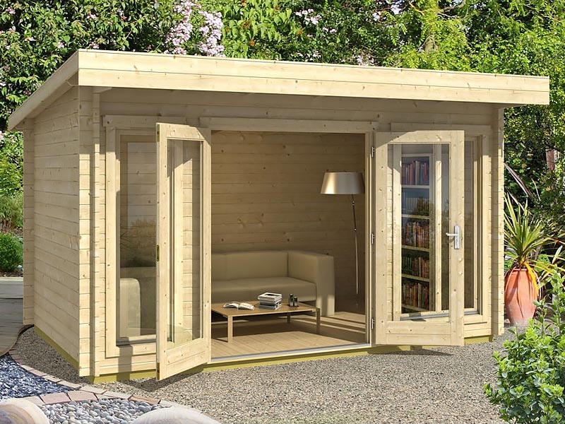 extension en bois non traité en extérieur