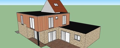 Vue 3d travaux renovation habitation