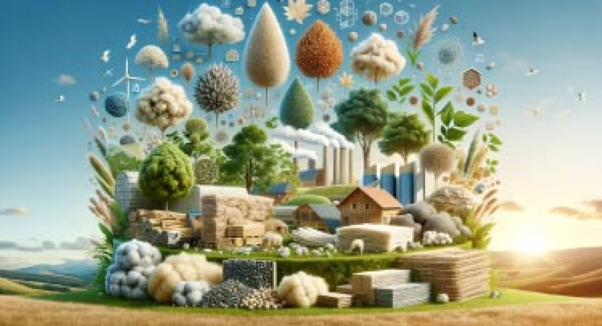 Illustration représentant les ressources biosourcée pour bien isoler son habitation