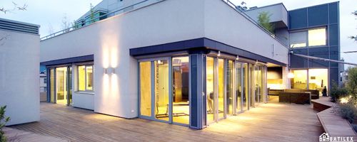 Terrasse avec protection EPDM