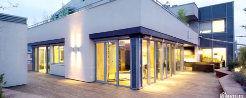 Terrasse avec protection EPDM