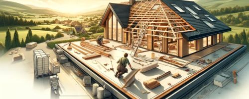 Construction d'un Toit Plat à Ploegsteert