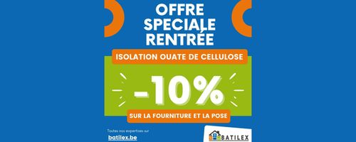 Bandeau promotion isolation ouate de cellulose