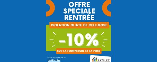 Bandeau promotion isolation ouate de cellulose