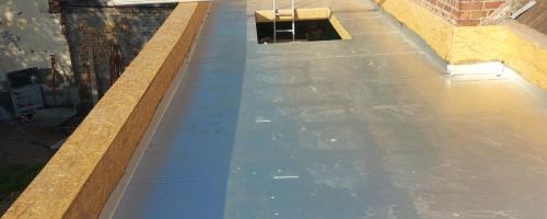 Renovation d'une toiture plate en EPDM à Quesnoy sur Deule
