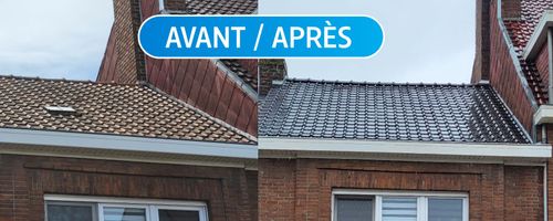 Rénovation complète d'une toiture en tuile à Lomme