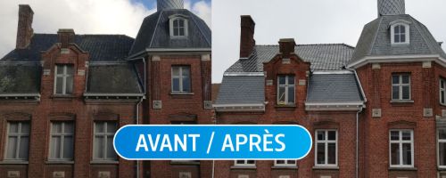 rénovation complète de toiture à Warneton