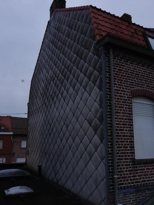 Isolation De Pignon En Bardage De Fibre De Ciment A Wervicq Sud E Avant Renovation