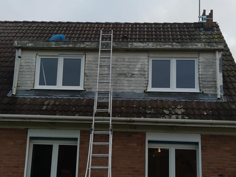 Renovation Chapelle De Toit A Bousbecque Avant