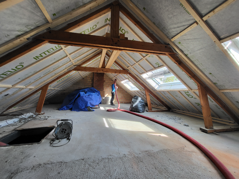 Isolation Des Combles En Ouate De Cellulose A Comines