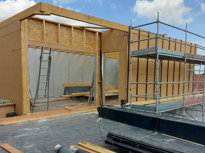  Création d’une extension en bois à Tourcoing 