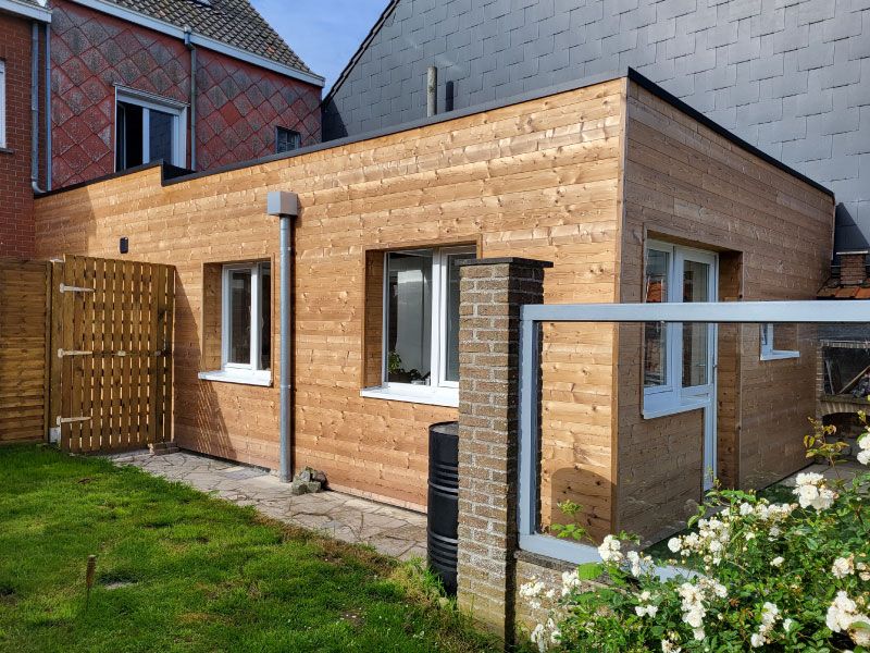 Vue avec bardage final