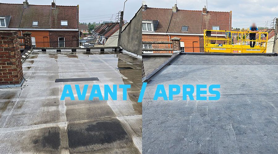 Rénovation complète d’une toiture plate à Comines-Warneton