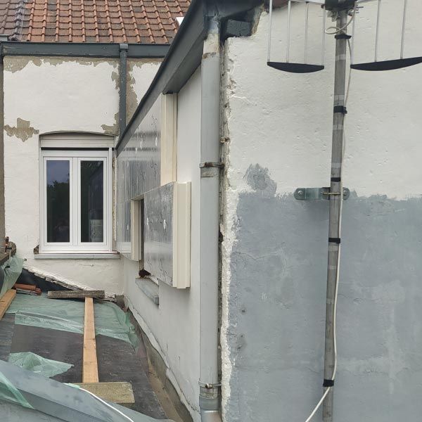Isolation Exterieure Et Bardage Fibrociment A Nieppe En Cours 2